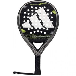 Adidas Pala de Pádel Adipower Carbon Control 3.4 Negra, Forma Redonda, Peso 360-375g, Referencia ADI C CTRL 3 4